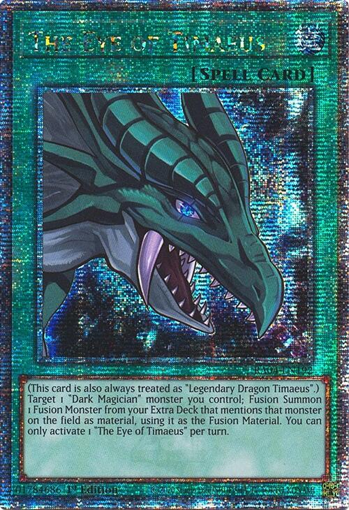 The Eye of Timaeus [RA04-EN192] Quarter Century Secret Rare | Exor Games Truro