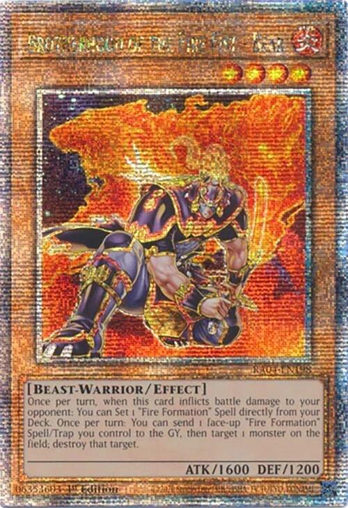 Brotherhood of the Fire Fist - Bear [RA04-EN198] Quarter Century Secret Rare | Exor Games Truro