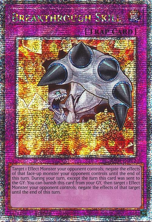 Breakthrough Skill [RA04-EN202] Quarter Century Secret Rare | Exor Games Truro