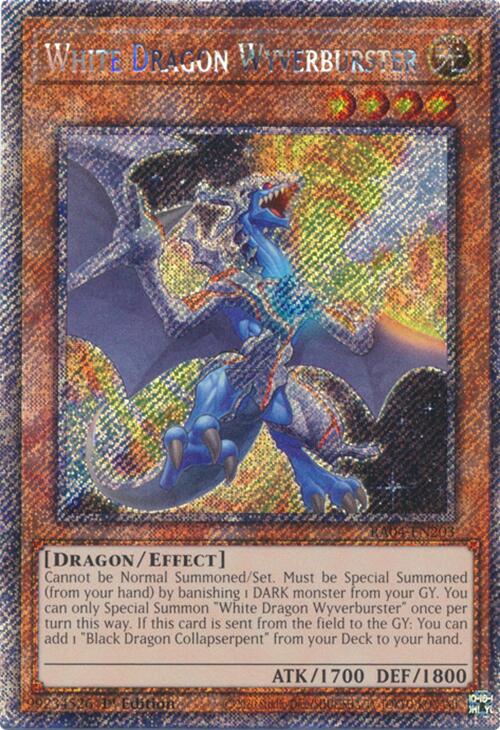 White Dragon Wyverburster [RA04-EN203] Platinum Secret Rare | Exor Games Truro