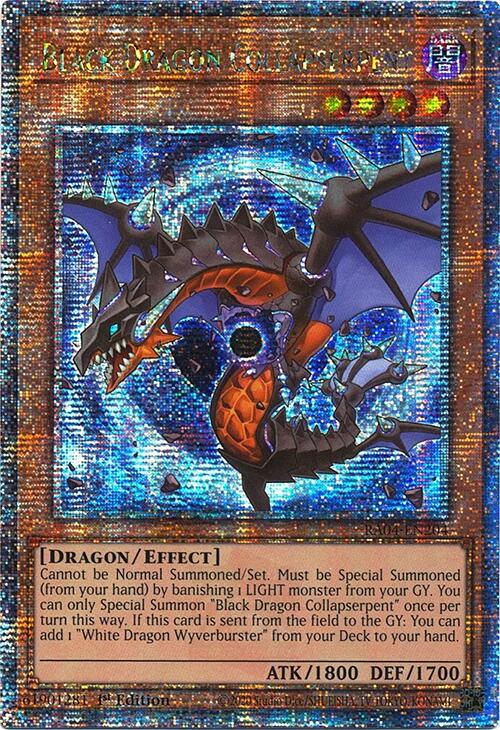 Black Dragon Collapserpent [RA04-EN204] Quarter Century Secret Rare | Exor Games Truro