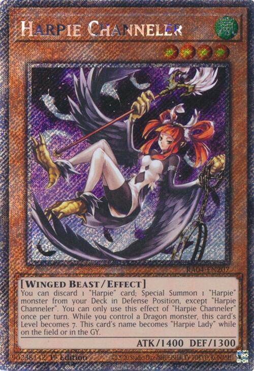 Harpie Channeler [RA04-EN207] Platinum Secret Rare | Exor Games Truro