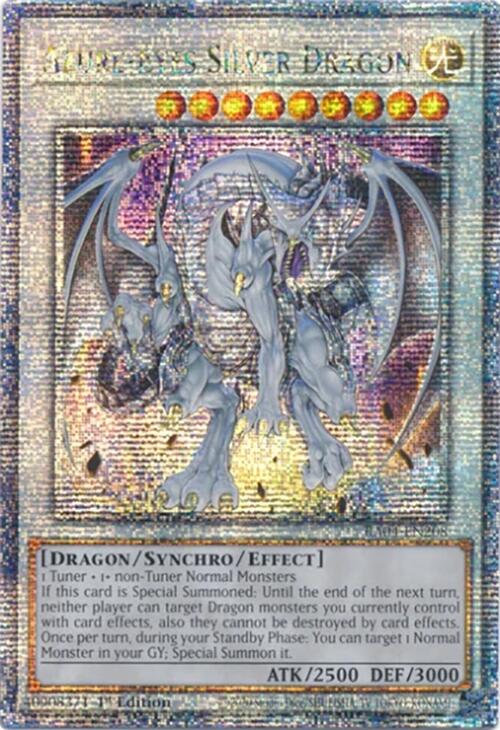 Azure-Eyes Silver Dragon [RA04-EN208] Quarter Century Secret Rare | Exor Games Truro