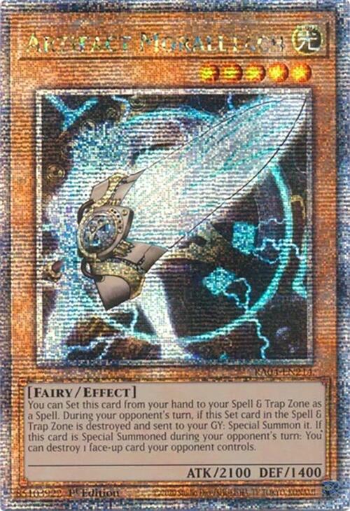 Artifact Moralltach [RA04-EN214] Quarter Century Secret Rare | Exor Games Truro