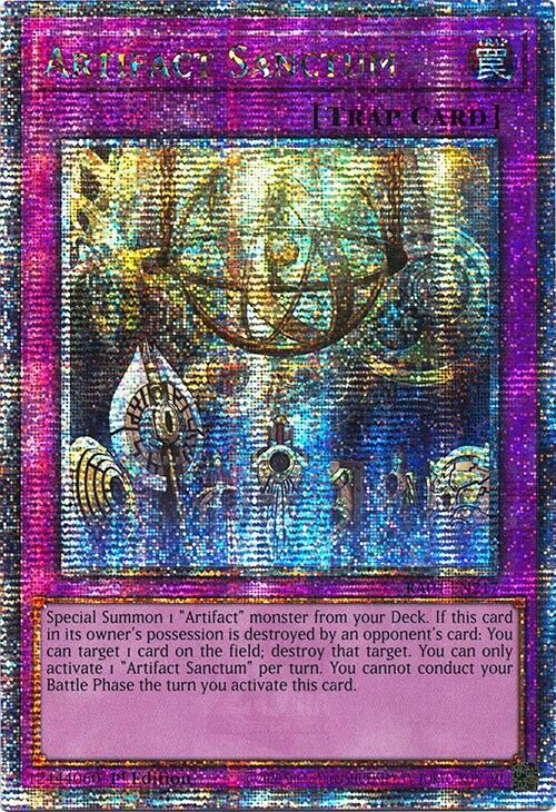 Artifact Sanctum [RA04-EN217] Quarter Century Secret Rare | Exor Games Truro