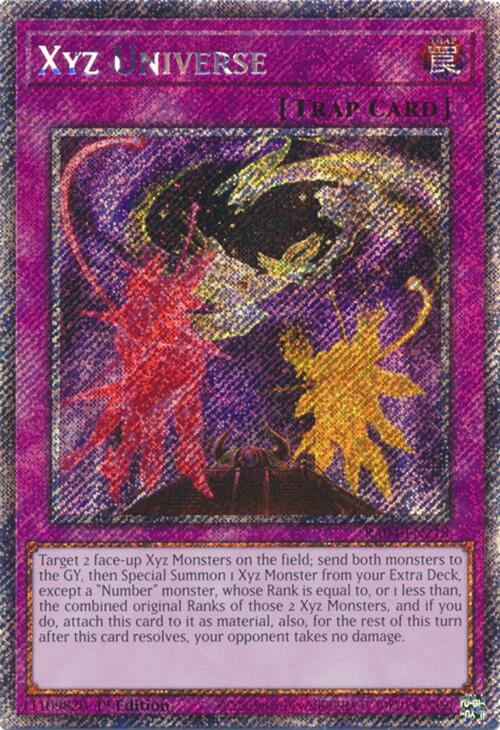 Xyz Universe [RA04-EN218] Platinum Secret Rare | Exor Games Truro