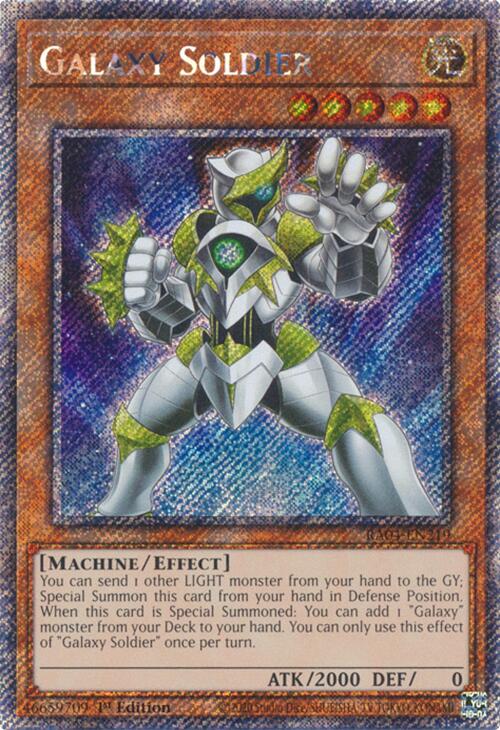 Galaxy Soldier [RA04-EN219] Platinum Secret Rare | Exor Games Truro