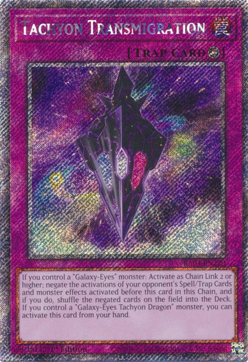 Tachyon Transmigration [RA04-EN220] Platinum Secret Rare | Exor Games Truro