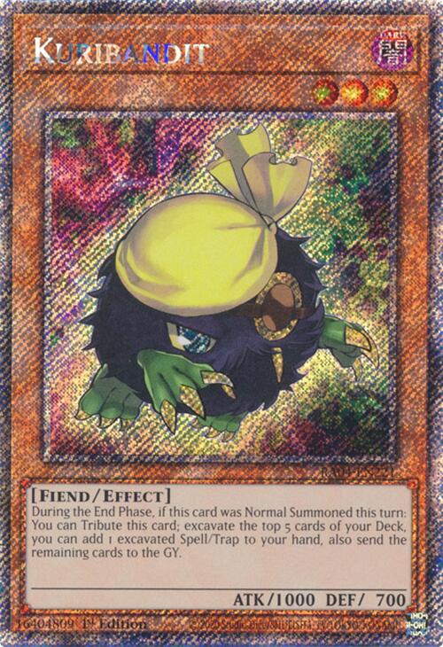Kuribandit [RA04-EN221] Platinum Secret Rare | Exor Games Truro