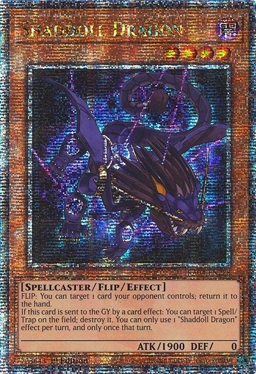 Shaddoll Dragon [RA04-EN228] Quarter Century Secret Rare | Exor Games Truro