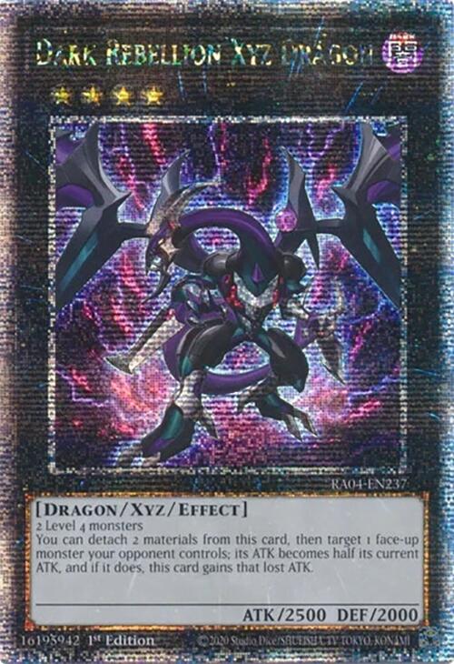 Dark Rebellion Xyz Dragon [RA04-EN237] Quarter Century Secret Rare | Exor Games Truro