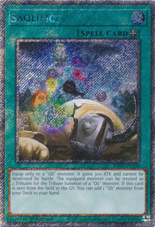 Saqlifice [RA04-EN238] Platinum Secret Rare | Exor Games Truro