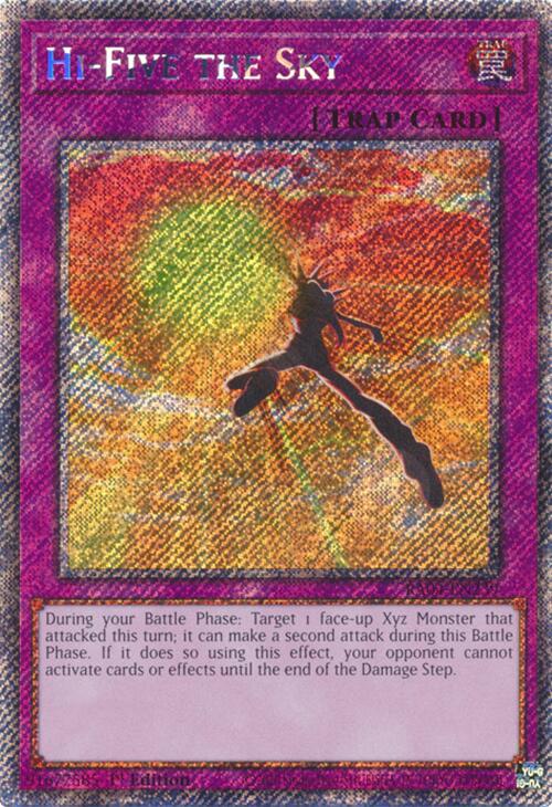 Hi-Five the Sky [RA04-EN239] Platinum Secret Rare | Exor Games Truro