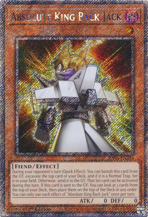 Absolute King Back Jack [RA04-EN244] Platinum Secret Rare | Exor Games Truro