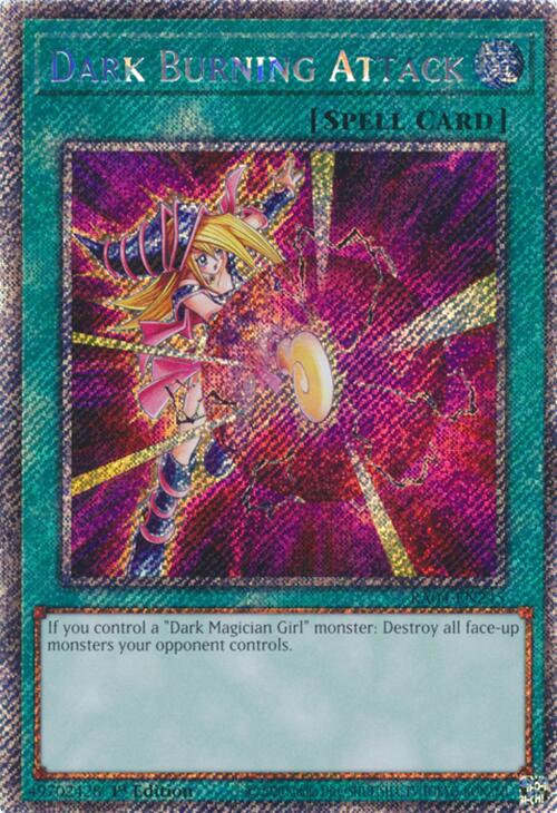 Dark Burning Attack [RA04-EN245] Platinum Secret Rare | Exor Games Truro