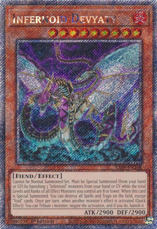 Infernoid Devyaty [RA04-EN248] Platinum Secret Rare | Exor Games Truro