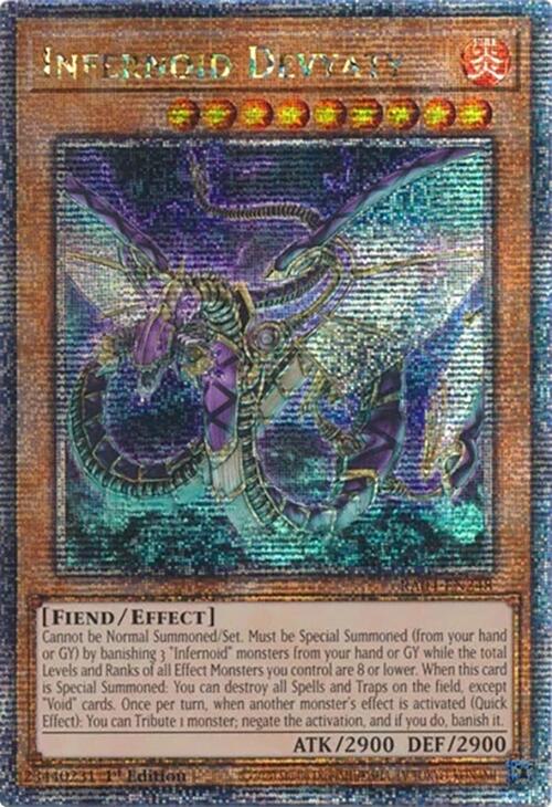 Infernoid Devyaty [RA04-EN248] Quarter Century Secret Rare | Exor Games Truro