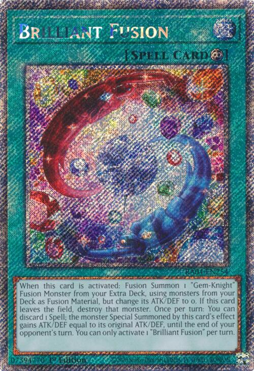 Brilliant Fusion [RA04-EN254] Platinum Secret Rare | Exor Games Truro