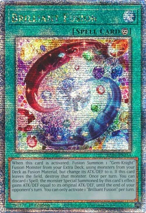Brilliant Fusion [RA04-EN254] Quarter Century Secret Rare | Exor Games Truro