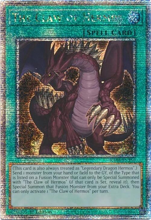 The Claw of Hermos [RA04-EN256] Quarter Century Secret Rare | Exor Games Truro
