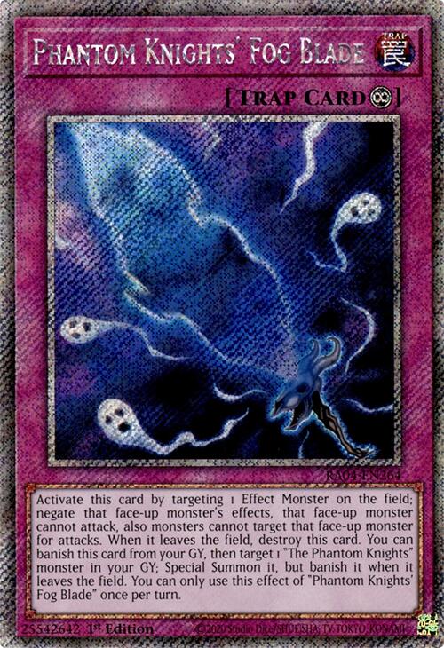 Phantom Knights' Fog Blade [RA04-EN264] Platinum Secret Rare | Exor Games Truro
