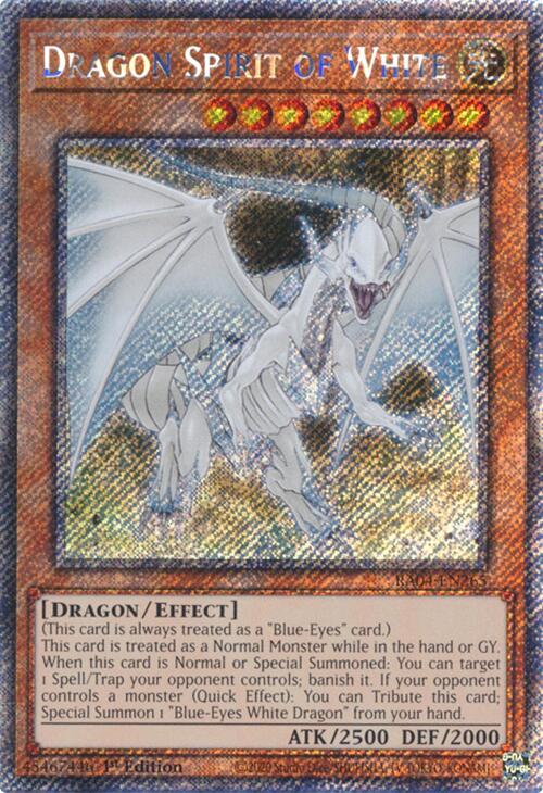 Dragon Spirit of White [RA04-EN265] Platinum Secret Rare | Exor Games Truro