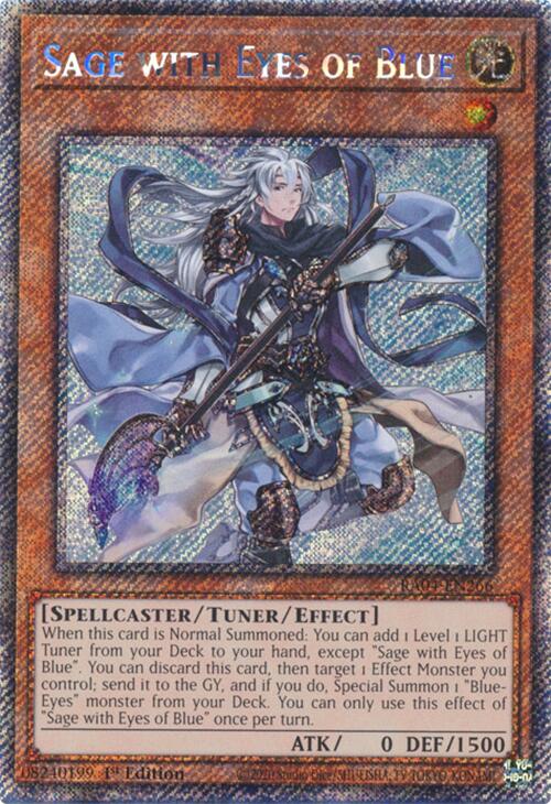 Sage with Eyes of Blue [RA04-EN266] Platinum Secret Rare | Exor Games Truro
