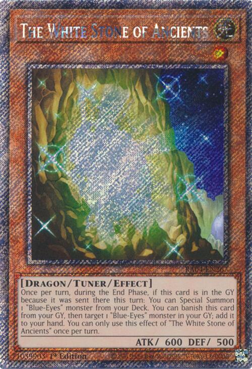 The White Stone of Ancients [RA04-EN267] Platinum Secret Rare | Exor Games Truro