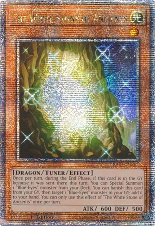 The White Stone of Ancients [RA04-EN267] Quarter Century Secret Rare | Exor Games Truro
