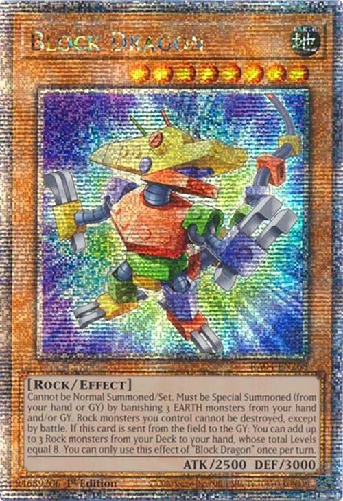 Block Dragon [RA04-EN268] Quarter Century Secret Rare | Exor Games Truro