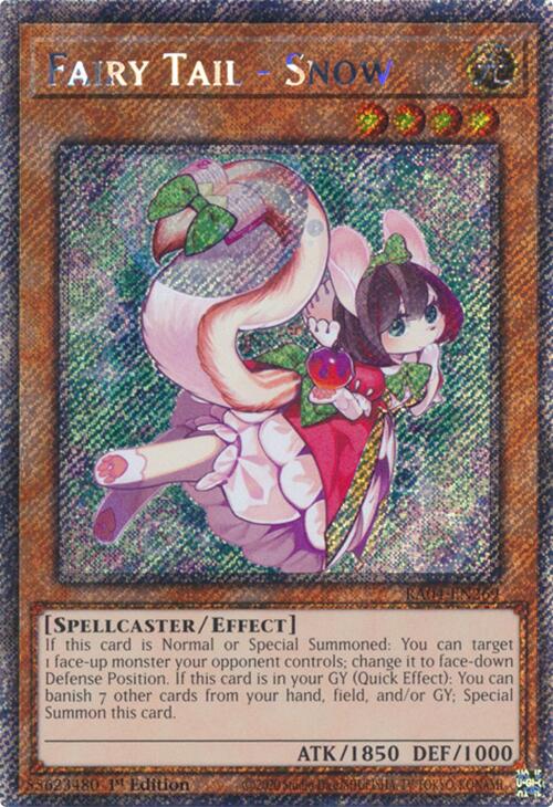 Fairy Tail - Snow [RA04-EN269] Platinum Secret Rare | Exor Games Truro