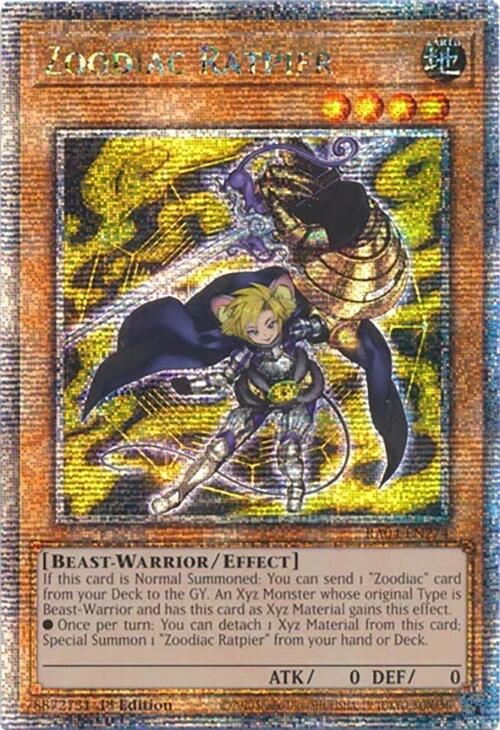 Zoodiac Ratpier [RA04-EN274] Quarter Century Secret Rare | Exor Games Truro