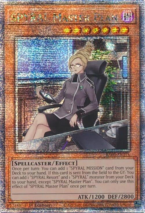 SPYRAL Master Plan [RA04-EN276] Quarter Century Secret Rare | Exor Games Truro