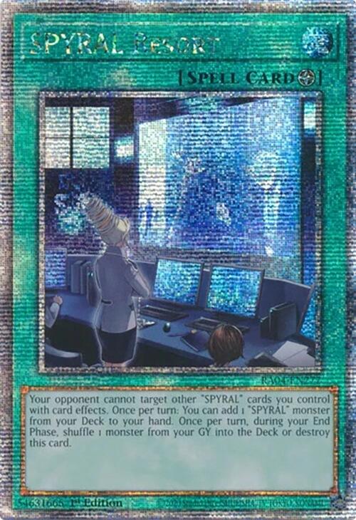 SPYRAL Resort [RA04-EN277] Quarter Century Secret Rare | Exor Games Truro