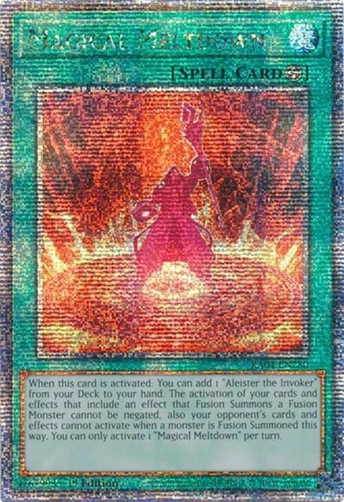 Magical Meltdown [RA04-EN280] Quarter Century Secret Rare | Exor Games Truro