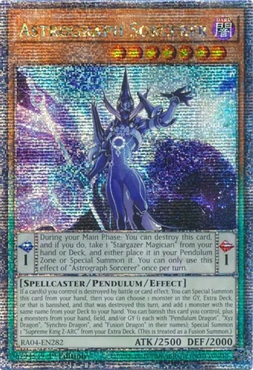 Astrograph Sorcerer [RA04-EN282] Quarter Century Secret Rare | Exor Games Truro