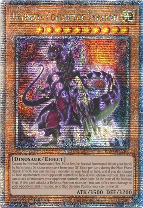 Ultimate Conductor Tyranno [RA04-EN287] Quarter Century Secret Rare | Exor Games Truro