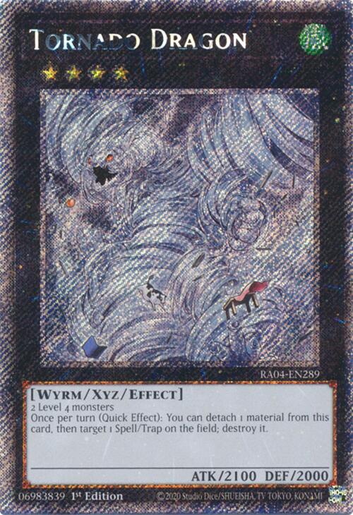 Tornado Dragon [RA04-EN289] Platinum Secret Rare | Exor Games Truro