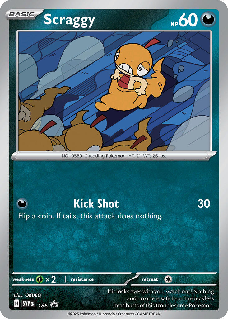 Scraggy (186) [Scarlet & Violet: Black Star Promos] | Exor Games Truro