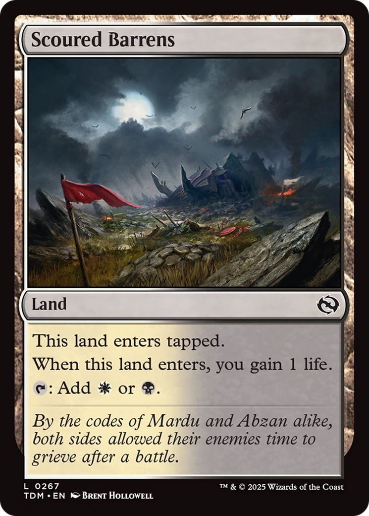 Scoured Barrens [Tarkir: Dragonstorm] | Exor Games Truro