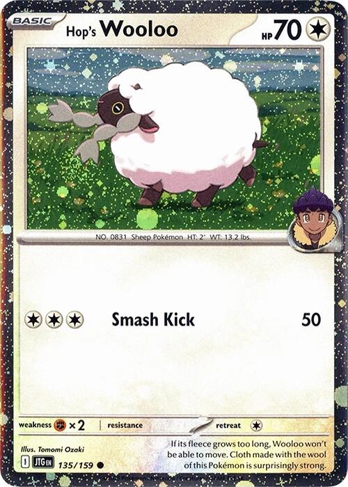 Hop's Wooloo (135/159) (Cosmos Holo) [Scarlet & Violet: Journey Together] | Exor Games Truro