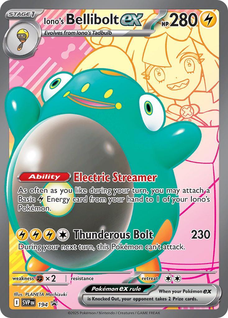 Iono's Bellibolt ex (194) [Scarlet & Violet: Black Star Promos] | Exor Games Truro