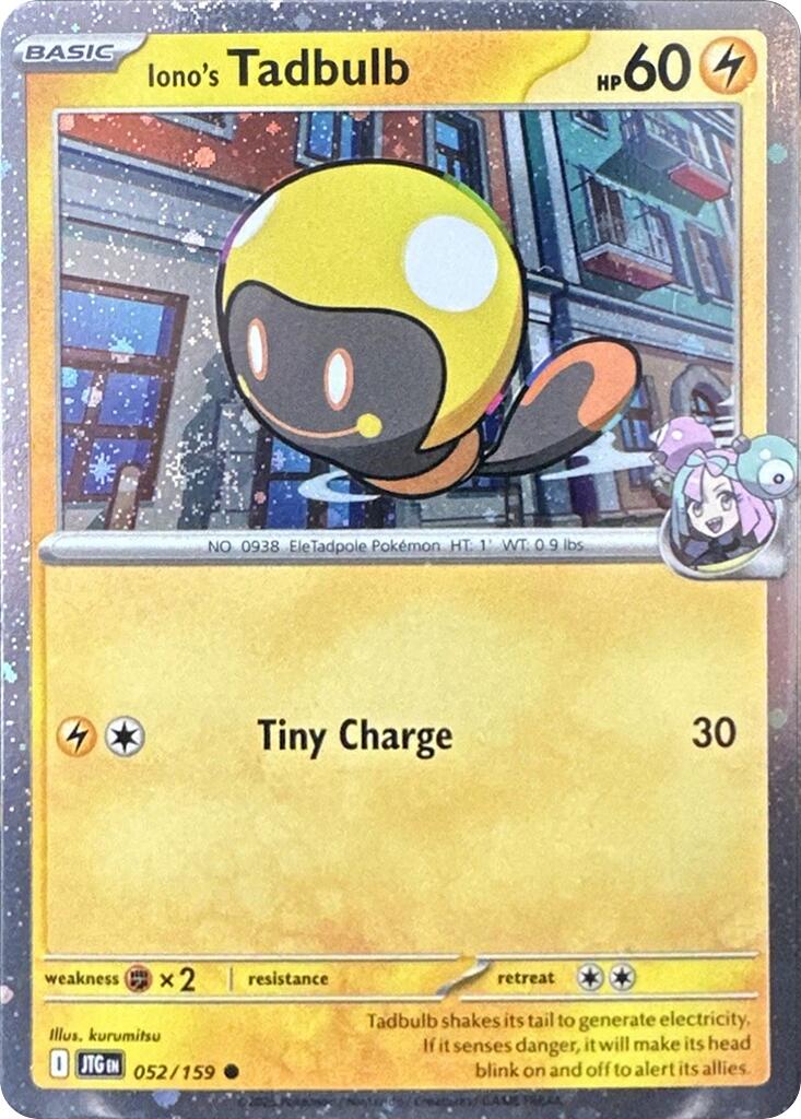 Iono's Tadbulb (052/159) (Cosmos Holo) [Scarlet & Violet: Journey Together] | Exor Games Truro