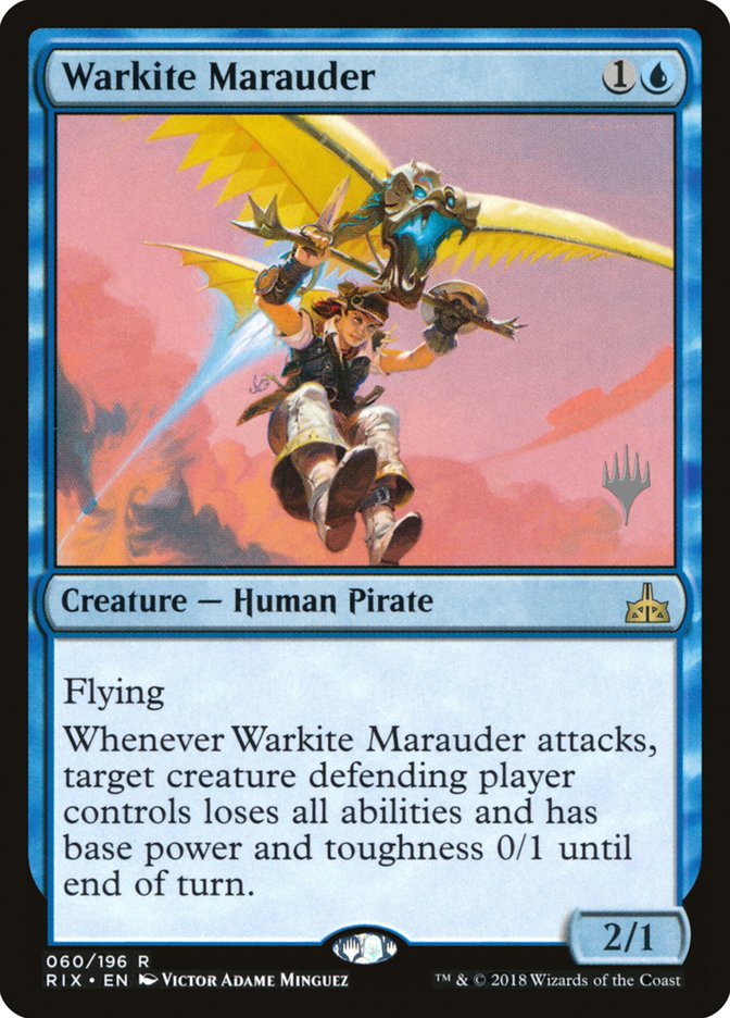 Warkite Marauder (Promo Pack) [Rivals of Ixalan Promos] | Exor Games Truro