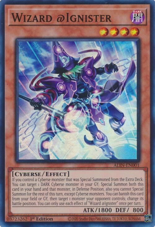 Wizard @Ignister [ALIN-EN001] Super Rare | Exor Games Truro