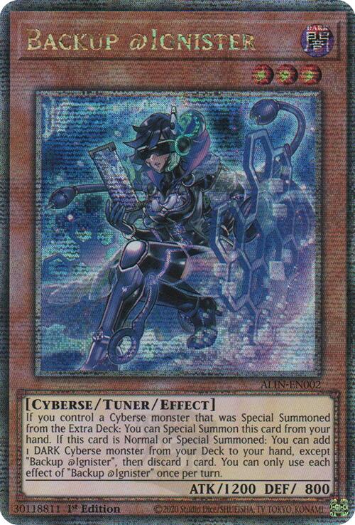Backup @Ignister [ALIN-EN002] Quarter Century Secret Rare | Exor Games Truro