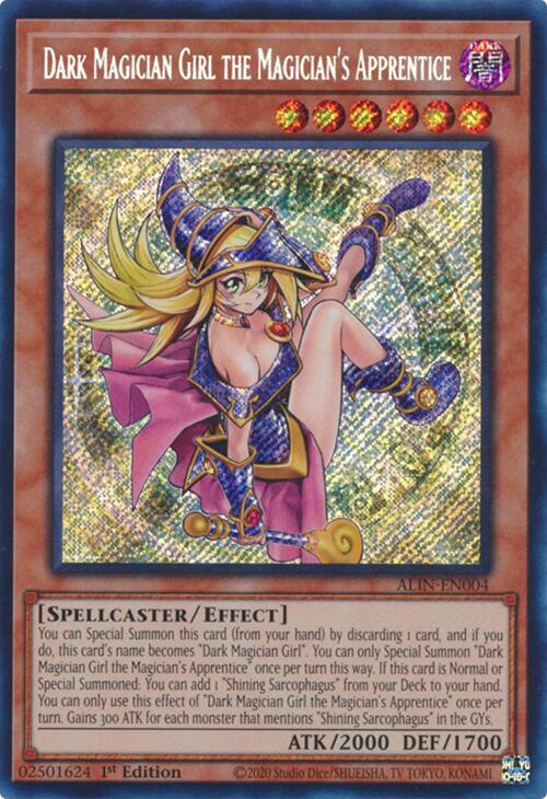 Dark Magician Girl the Magician's Apprentice [ALIN-EN004] Secret Rare | Exor Games Truro