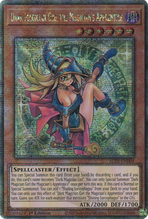 Dark Magician Girl the Magician's Apprentice [ALIN-EN004] Quarter Century Secret Rare | Exor Games Truro