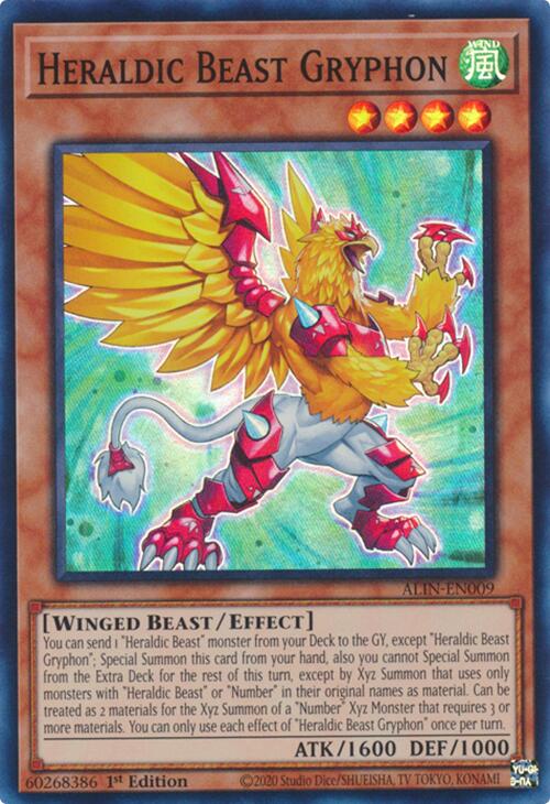 Heraldic Beast Gryphon [ALIN-EN009] Super Rare | Exor Games Truro