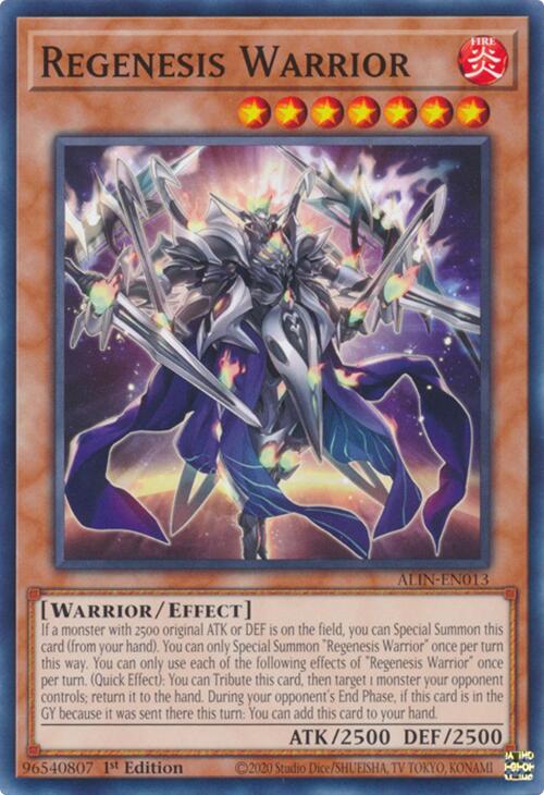 Regenesis Warrior [ALIN-EN013] Common | Exor Games Truro
